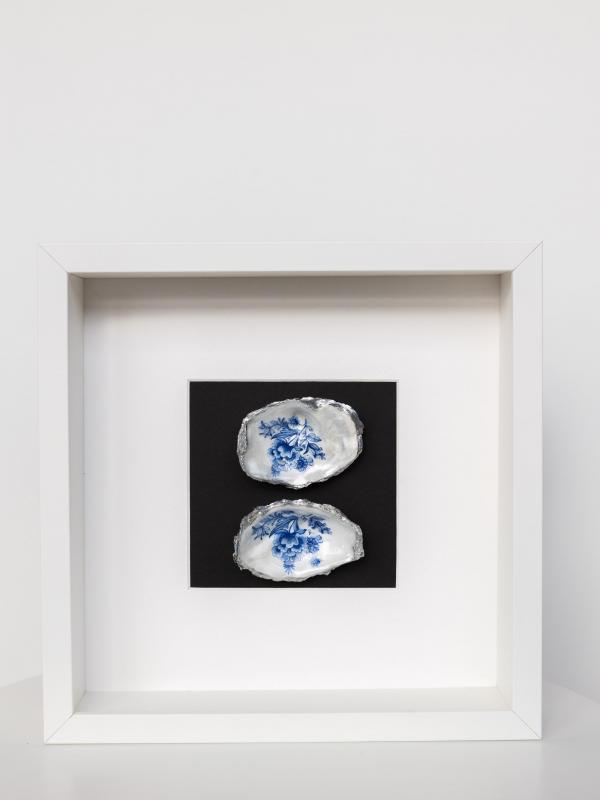 Gouden Oesterlijst Klein | Delfts Blauw