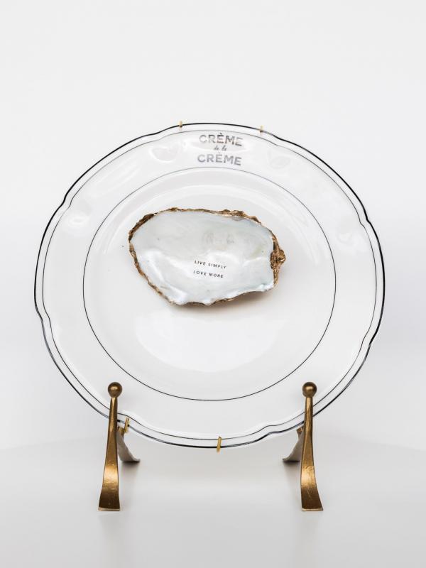 Oester Wandbord Groot | Live Simply Love More