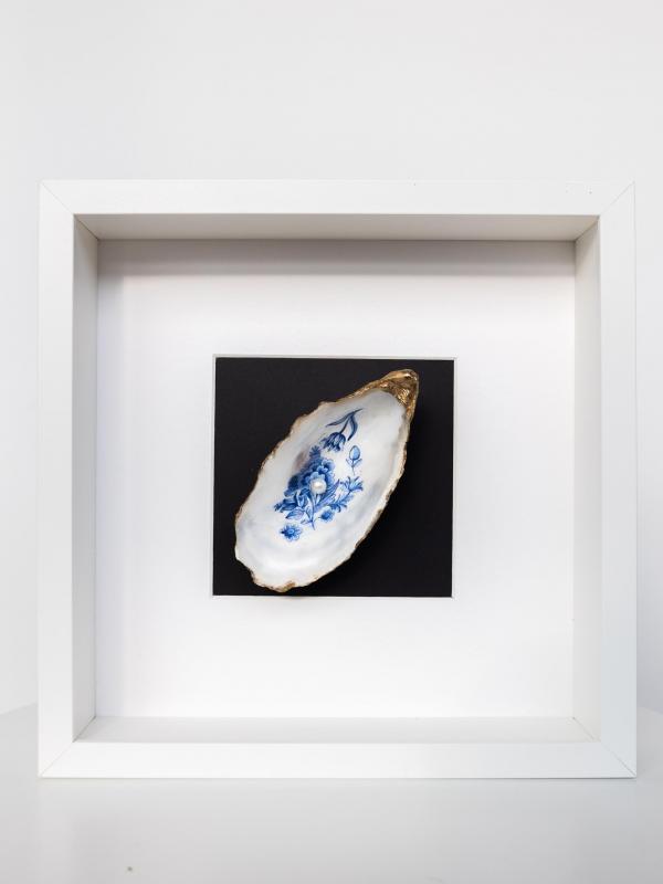 Gouden Oesterlijst Klein | Delfts Blauw Parel