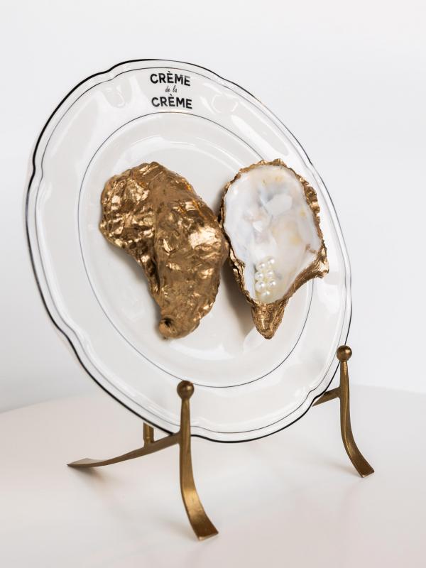 Oester Wandbord Groot | Dubbel