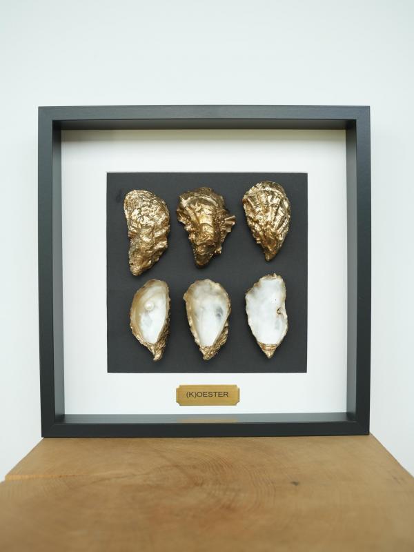 Gouden Oesterlijst Medium | Spiegelbeeld