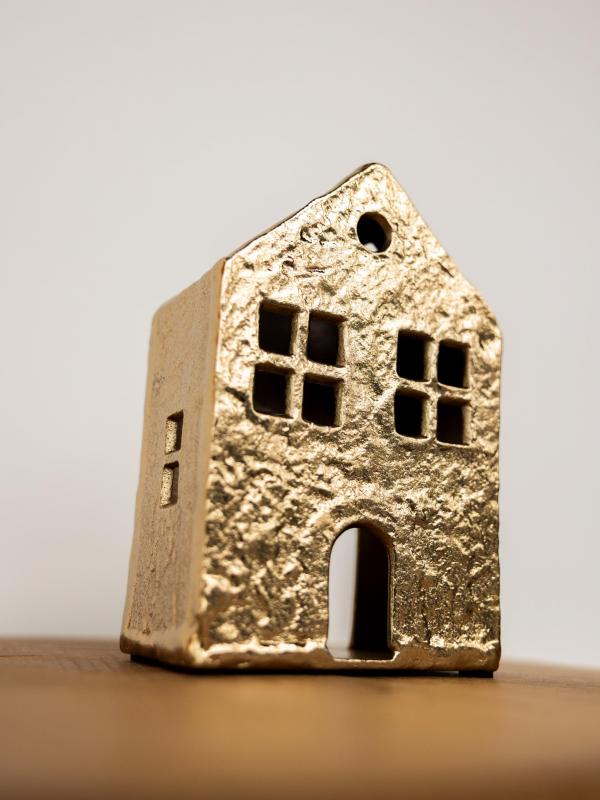 Deco Huisje | Goud