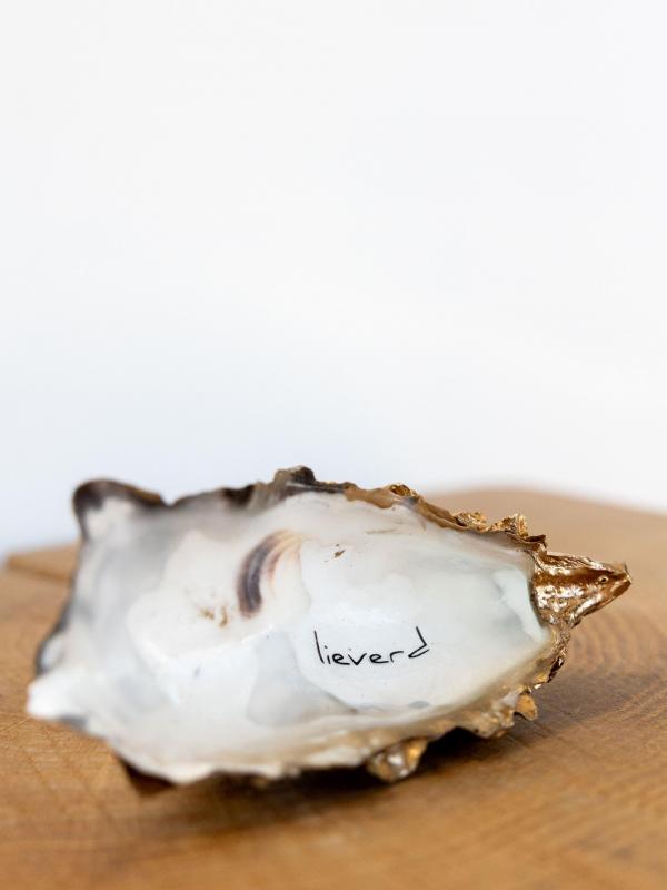 Gouden Oester Decoratie | Lieverd