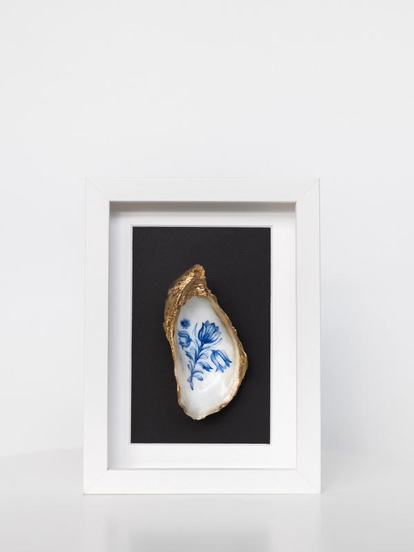 Gouden Oesterlijst Mini | Delfts blauw