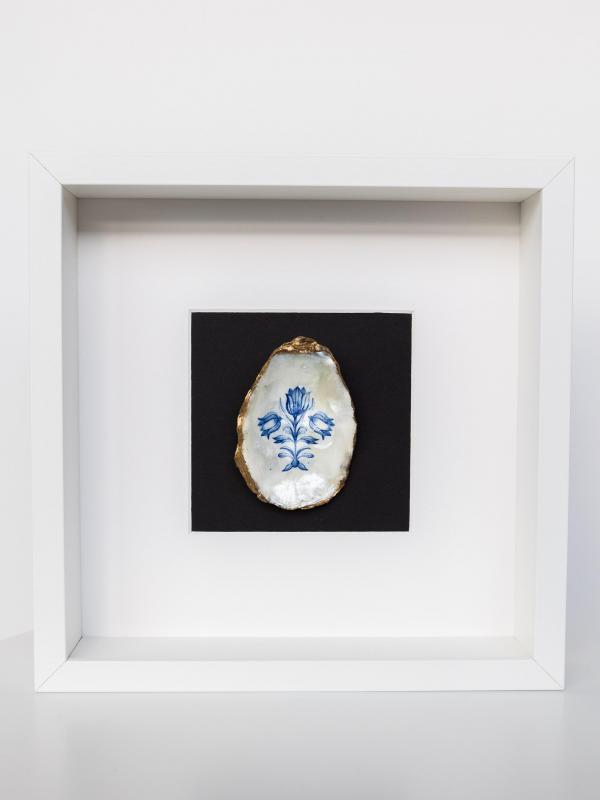 Gouden Oesterlijst Klein | Delfts Blauw 1