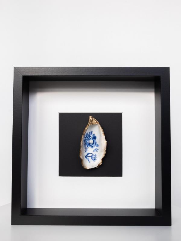 Gouden Oesterlijst Klein | Delfts blauw 2