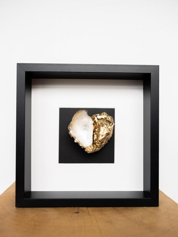 Gouden Oesterlijst Klein | Hart